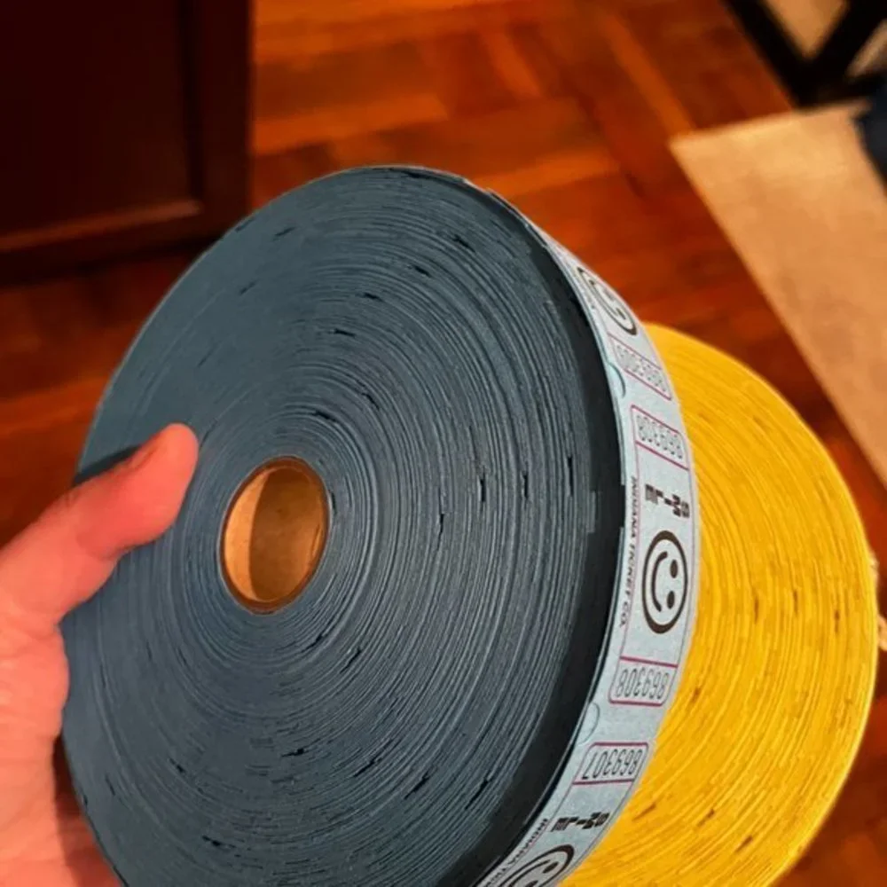 Prize Ticket Roll / Raffle Ticket Roll (2 Rolls of‎ 